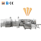 PLC 1.5KW Barquillo مخروط ماشین پخت و پز ماشین آلات غذای ناشتا