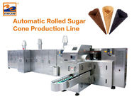 سیستم تولید گاز خط تولید مخروط شکر اتوماتیک / دستگاه پخت مخروطی یخ ساز