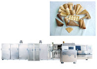 خط تولید مخروط اتوماتیک شکر اتوماتیک برای صدور گواهینامه CE مخروطی وافل
