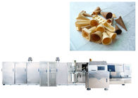 خط تولید مخروط اتوماتیک شکر اتوماتیک، دستگاه مخلوط کن مخلوط بستنی 4000 استاندارد مس / ساعت