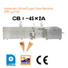ماشین رولینگ مخروطی تولید بستنی بالا 6800L x 2400W x 1800H mm