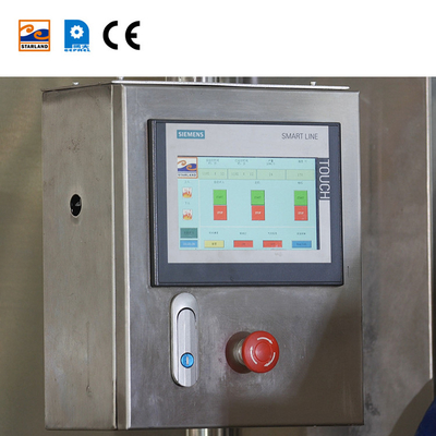 تجهیزات بستنی کنترل شده توسط PLC برای تولید مخروط قند