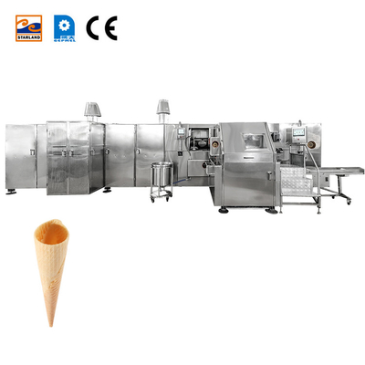 خط تولید روال شکل گیری اتوماتیک Barquillo Cone با CE 5000 Standard Cone/hour