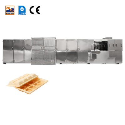 خط تولید بیسکویت موشک موناکا اتوماتیک کنترل شده توسط PLC برای ولتاژ 380V/220V