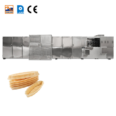 کنترل PLC Monaka Wafer تجهیزات تولید فولاد ضد زنگ خروجی پس از سرویس شامل