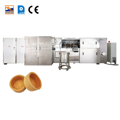 خط تولیدی PLC کنترل شده از فولاد ضد زنگ اتوماتیک Deluxe Tart Shell