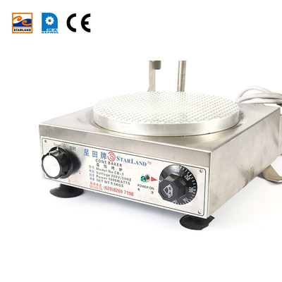 کنترل نیمه اتوماتیک تجاری مخروط بیکر با 290 W * 400 D * 180 H mm مشخصات