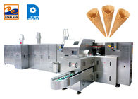 ماشین مخروطی شکر انعطاف پذیر با قدرت بالا برای مخروط استاندارد بستنی 10000PCS / Hour