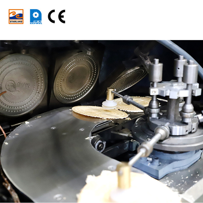 خط تولید بیسکویت وفر کنترل شده توسط PLC ساخته شده از فولاد ضد زنگ برای نیازهای تولیدی سفارشی