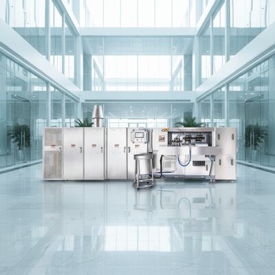 دستگاه اتوماتیک مخروط وافر ساخته شده از فولاد ضد زنگ مناسب برای تولید مداوم مخروط های خوشمزه و خوشمزه است