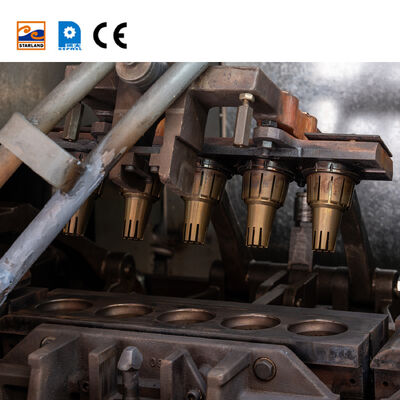 خط تولید مخروط وافر فولاد ضد زنگ عملیات خودکار با سیستم کنترل PLC برای تولید مخروط وافر