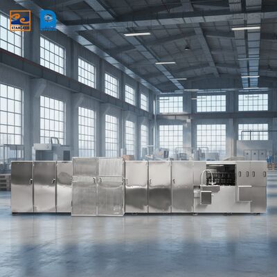 خط إنتاج رقائق مونكا من الفولاذ المقاوم للصدأ يعمل بالغاز ويوفر الدعم الفني بالفيديو تصنيعًا متسقًا