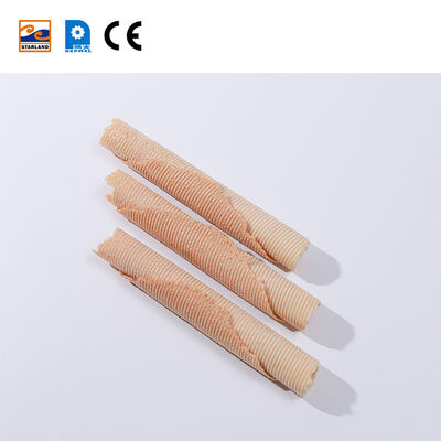 Stainless Steel Biscuit Making Equipment Combined With Automatic Waffle Roll Production Line Ensuring Consistent Biscuit And Output