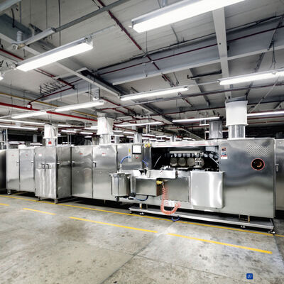 خط تولیدی خودکار بیسکویت وفر ماشین سفارشی برای تولید و بسته بندی بیسکویت وفر مداوم