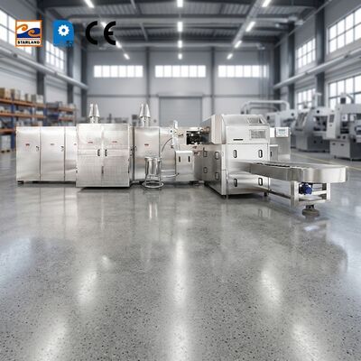 ظرفیت 2000 PCS خط تولید مخروط قند رولر کامل اتوماتیک 1.1KW نصب آسان و رابط کاربری دوستانه