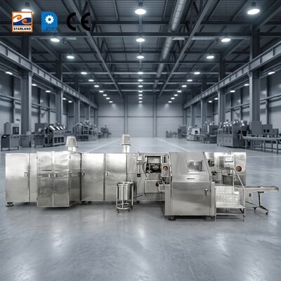 ظرفیت 1800 عدد / ساعت خط تولید مخروط بارکیلو اتوماتیک برای تولید