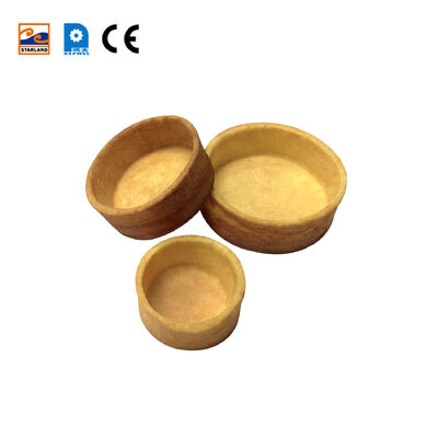 خط تولید پوسته تارت خودکار شامل پشتیبانی فنی ویدئویی طراحی شده برای تولید و یکنواختی محصول