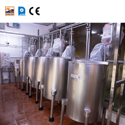 آسان برای نصب ماشین آلات مواد غذایی مخلوط کننده باتری با سرعت بالا