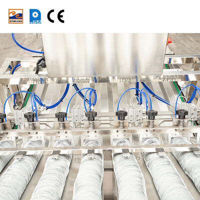 Automatic Cone Sleeving Device For Production Lines Operation In Food Processing Industries