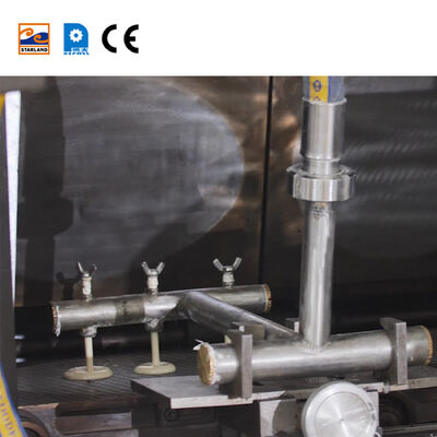 Video Technical Support Barquillo Cone Production Line Gas Heating Method Continuous Operation Suitable For Industrial