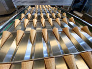 بستنی ساز قالب های پخت چدنی 63 خط تولید مخروط قند 2.0 اسب بخار