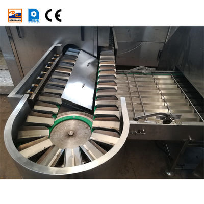 PLC بستنی ساز مخروطی 47 تابه پخت تجهیزات تولید مواد غذایی بزرگ
