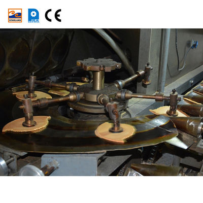 PLC بستنی ساز مخروطی 47 تابه پخت تجهیزات تولید مواد غذایی بزرگ
