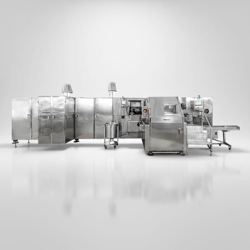 دستگاه تولید قیف ویفری با ظرفیت ۱۸۰۰ عدد در ساعت، با کارکرد آسان، عملکرد پایدار و قیف‌های یکنواخت