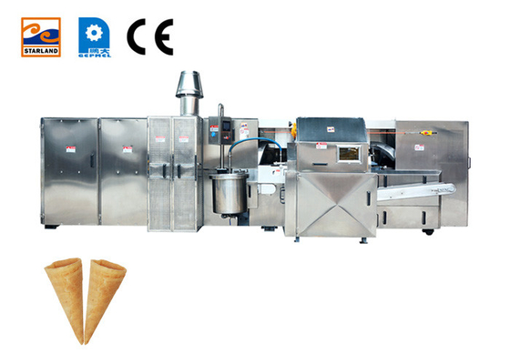 دستگاه مخروط سازی خط تولید مخروط قند 5000pcs/H با 55 بشقاب پخت