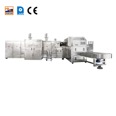 خط تولید مخروط قند پیشرفته 380V / 220V 4000PCS در ساعت ساخته شده از فولاد ضد زنگ