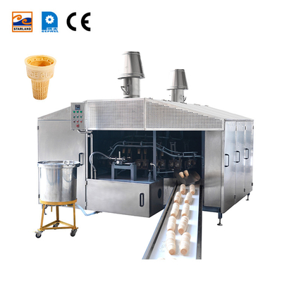 چین کارخانه میان وعده غذا بستنی وافر مخروط ساخت ماشین