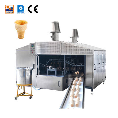 خط تولید ویفر مخروطی PLC 28 قالبی با طراحی سفارشی