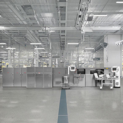 خط تولید رول تخم مرغ با گرمایش گاز PLC، تولید 1200 عدد در ساعت