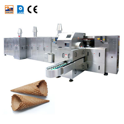 خط تولید مخروط بستنی مخروطی شکر استیل