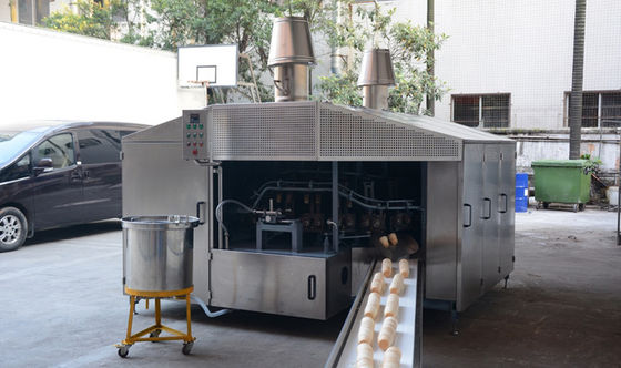 رستوران 10000pcs / Hour Waffle Cone Making Machine مخروطی بستنی برقی