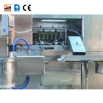 Wafer Cone Making Donut Ice Cream Cone Machine 5400-6000 مخروط / ساعت