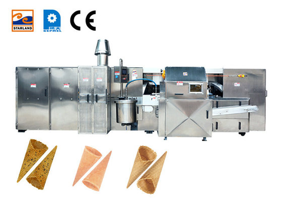 دستگاه تولید مخروط رول بستنی با 71 قالب پخت چدن